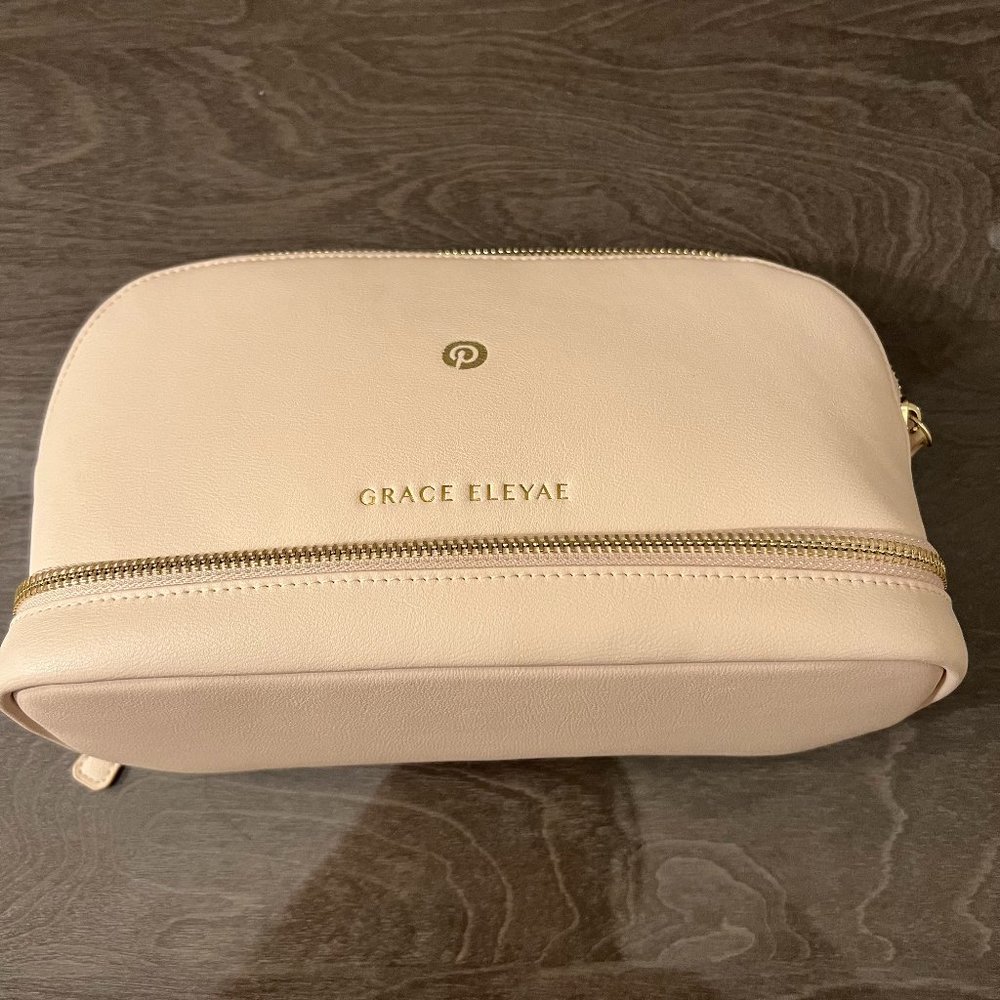 Grace Eleyae Vegan Leather Cosmetic Bag - Blush⁠ Pink